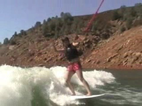 2008 Wakesurfing at Lake McClure