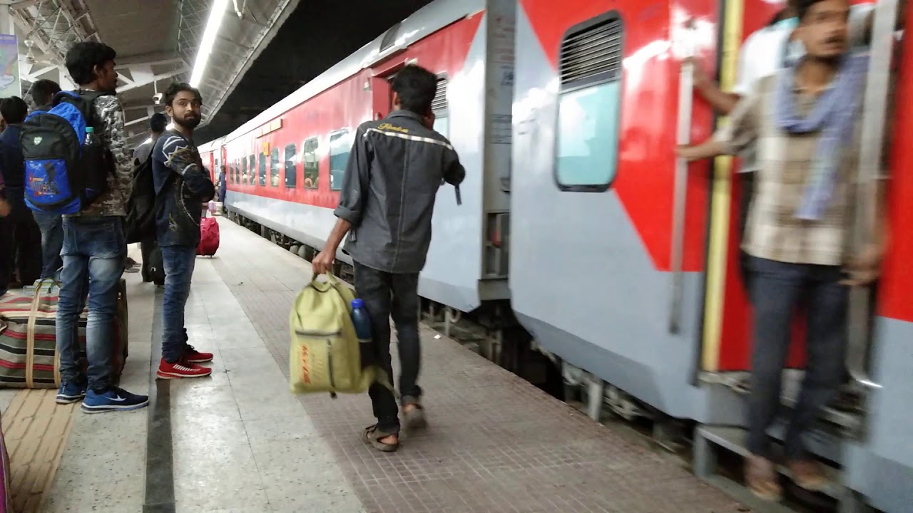 punjab mail coming from the carshed for passengers at