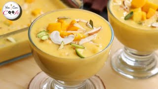 No Cream ❗️Yummy Mango Dessert by (YES I CAN COOK)