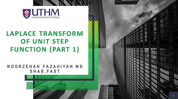 Laplace Transform of Unit Step Function Part 1