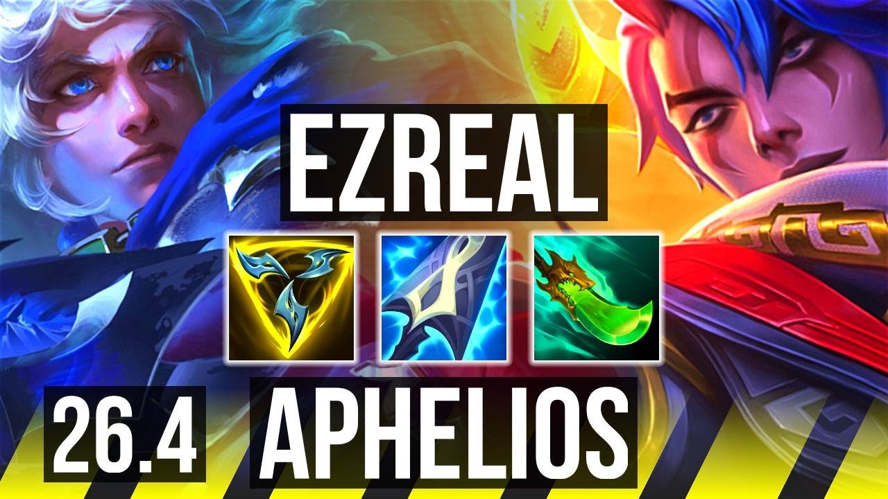 EZREAL & Karma vs APHELIOS & Thresh (ADC) | Good KDA: 16/1/6 | KR Diamond | 26.4