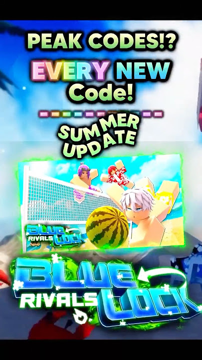 (W CODES) Every NEW Code in the SUMMER UPDATE! | Blue Lock Rivals #bluelockrivals #roblox
