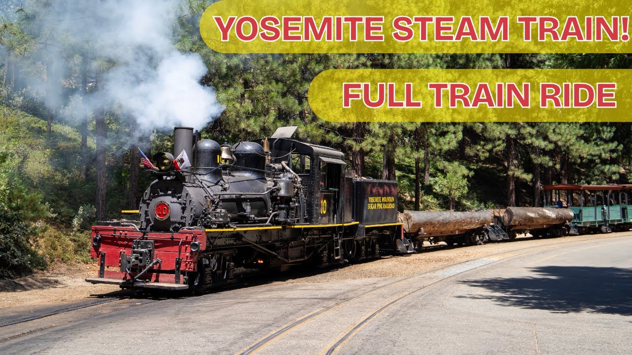 Yosemite Mountain Sugar Pine Railroad Full Train Ride: Just Outside Yosemite National Park!