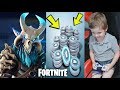 *4 YEAR OLD KID* V-Bucks 13,500 Spending Spree. NEW Season 5 Tier 100 'RAGNAROK'