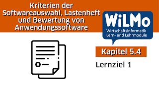 Wünsche und Erwartungen bei der Softwareauswahl | WiLMo 5-4-1