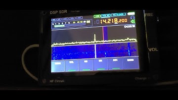 CR3W Madeira Island 20 meter band on Chinese Malachite DSP SDR receiver
