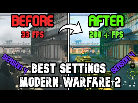 Best PC Settings for COD Modern Warfare 2 (SEASON 4) (Optimize FPS u0026 Visibility)