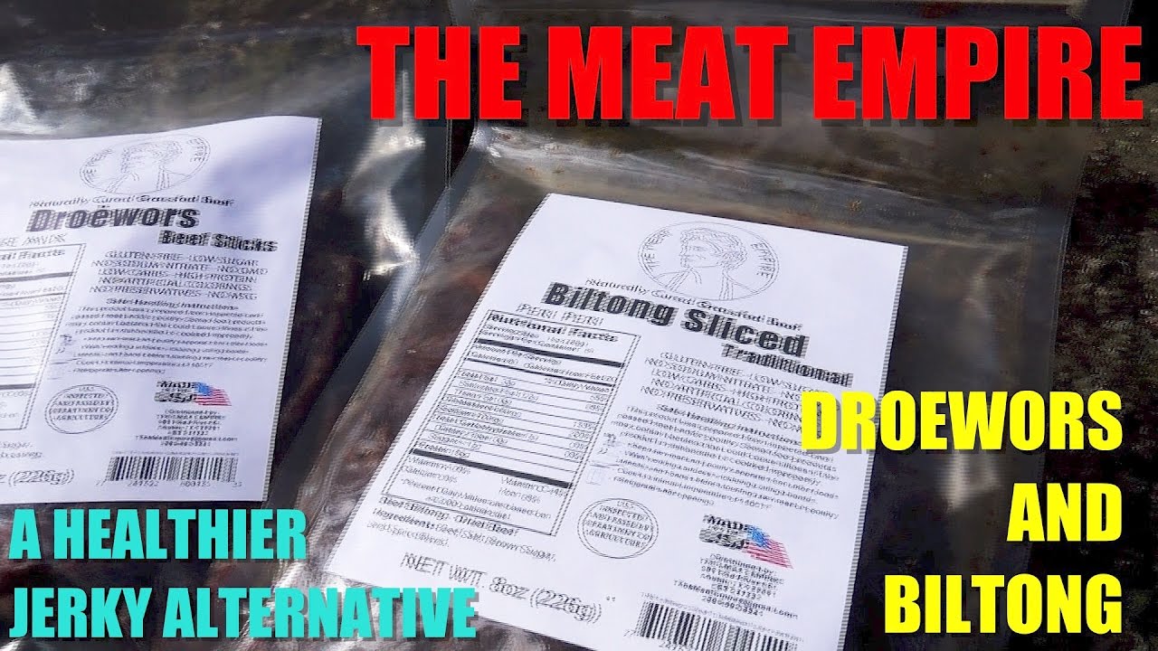 Biltong and Droewors Review The Meat Empire YouTube