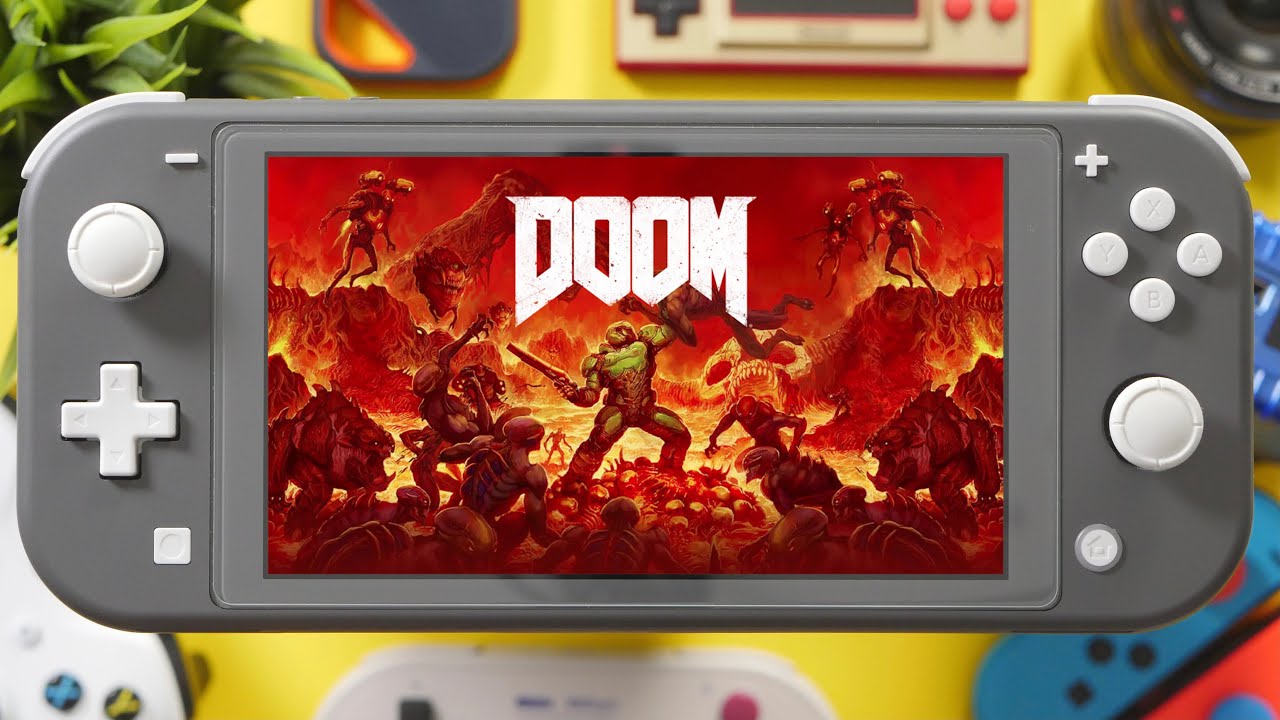 [4k] Doom Nintendo Switch Lite Gameplay - YouTube