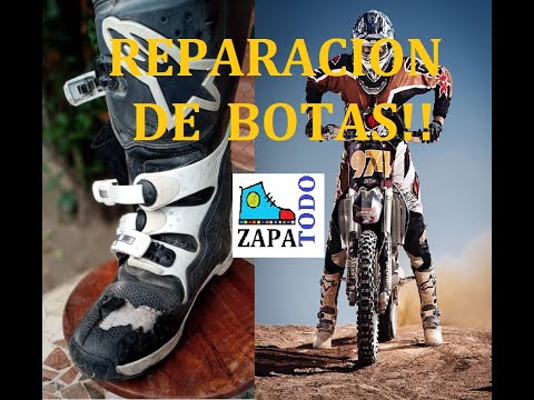 Como reparar BOTAS de Moto-cross o Enduro.🏍🏍🏍