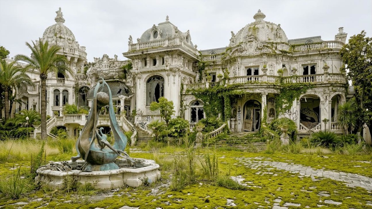 Abandoned Mansion Converted Into Epoxy Floors: 7 Beautiful Floral Interior Designs (ASMR)