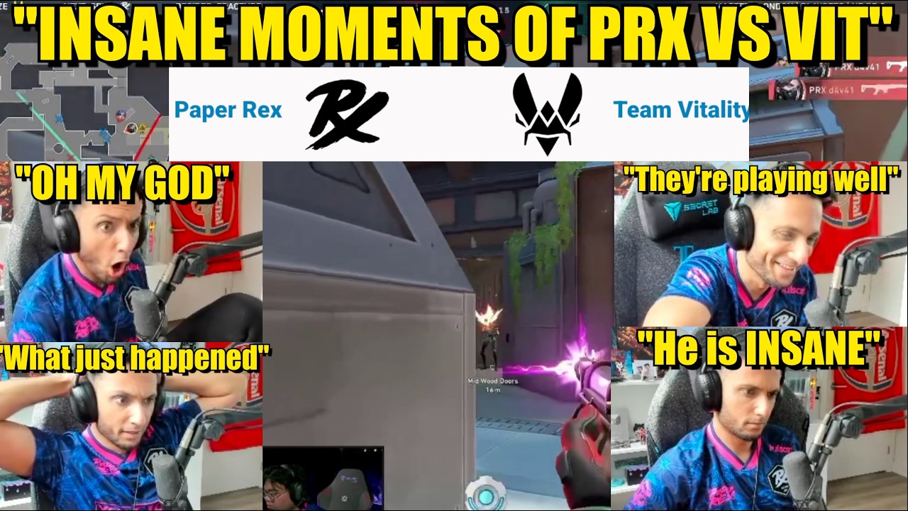 FNS react to INSANE MOMENTS OF PRX VS VIT | Valorant Masters London 2026 |