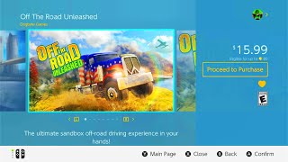 How To Buy / Install / Download Off The Road Unleashed | How To Buy Games On Nintendo Switch screenshot 5