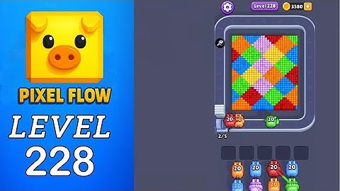 Pixel Flow Level 228 Walkthrough