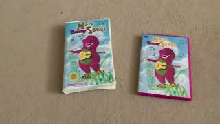 More Barney Songs Vhsdvd Comparison