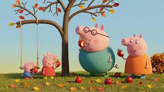 Peppa Pig Family And The Apple Tree  Funny Peppa Pig 3d Animation