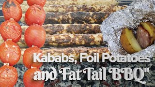 ?♨️Savory Delights in the Wild: Kababs, Foil Potatoes, and Fat Tail BBQ???