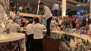 Celebrity Edge Martini Bar Flair Bartenders!