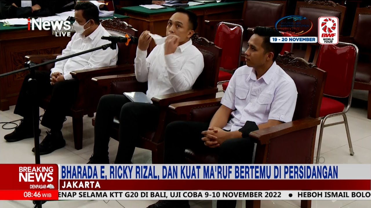 Bharada E, Ricky Rizal, dan Kuat Maruf Bertemu di Persidangan # ...