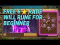 Summoners War Guide Free Rage Will Rune for Beginner