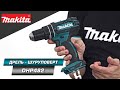 Makita DHP482 Аккумуляторная ударная дрель-шуруповерт с максимальным крутящим моментом 65 Нм