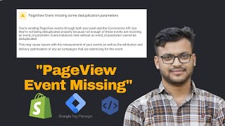 PageView Event missing some deduplication parameters - Facebook Conversion API