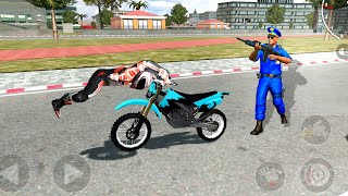 Motor Dirt Bike speed stunts Driving simulator 3d - Extreme Motorbikes Best Android IOS Gameplay screenshot 1