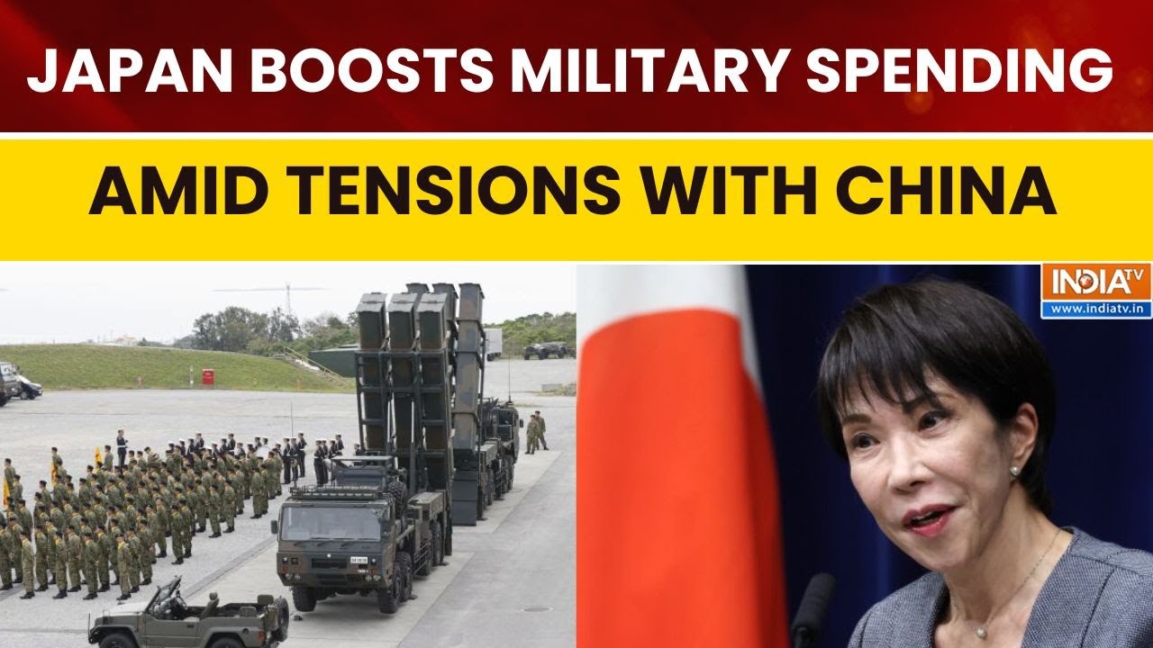Japan Boosts Military Spending Amid Rising Tensions With China | World ...