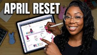 APRIL RESET | Braindump, Goals & iPad Makeover