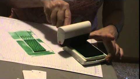 Stampin Pink Rose Brayer Technique