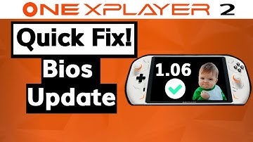 OneXPlayer 2 Bios update guide