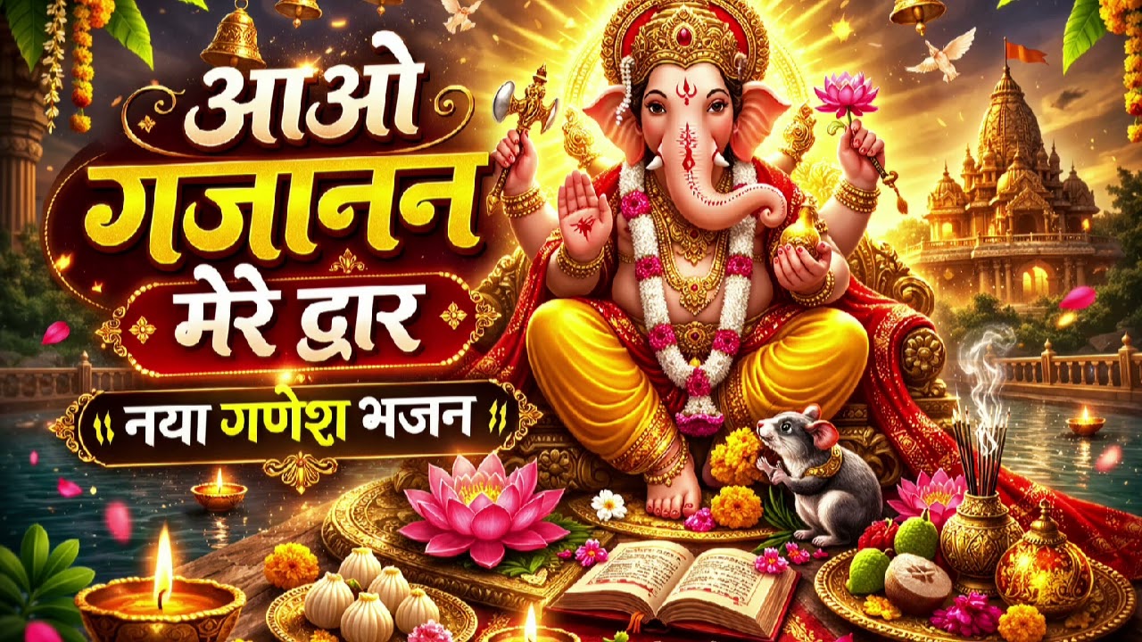 आओ गजानन मेरे द्वार 🙏 | नया गणेश भजन 2026 | विघ्न हरो मंगल करो | Ganesh Bhajan 2026