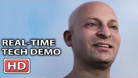 Impressive Real-Time Character Tech Demo by Activision (GDC 2013)