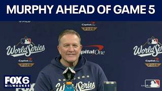 World Series: Brewers Manager Pat Murphy fields questions | FOX6 News Milwaukee News