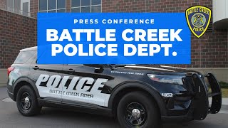Battle Creek Police - officer-involved shooting press conference - Sept. 2, 2021