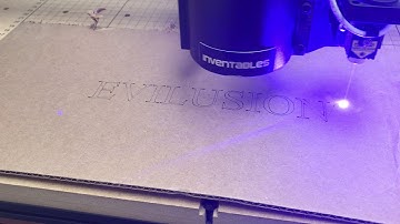 First test cut with x carve and j tech laser