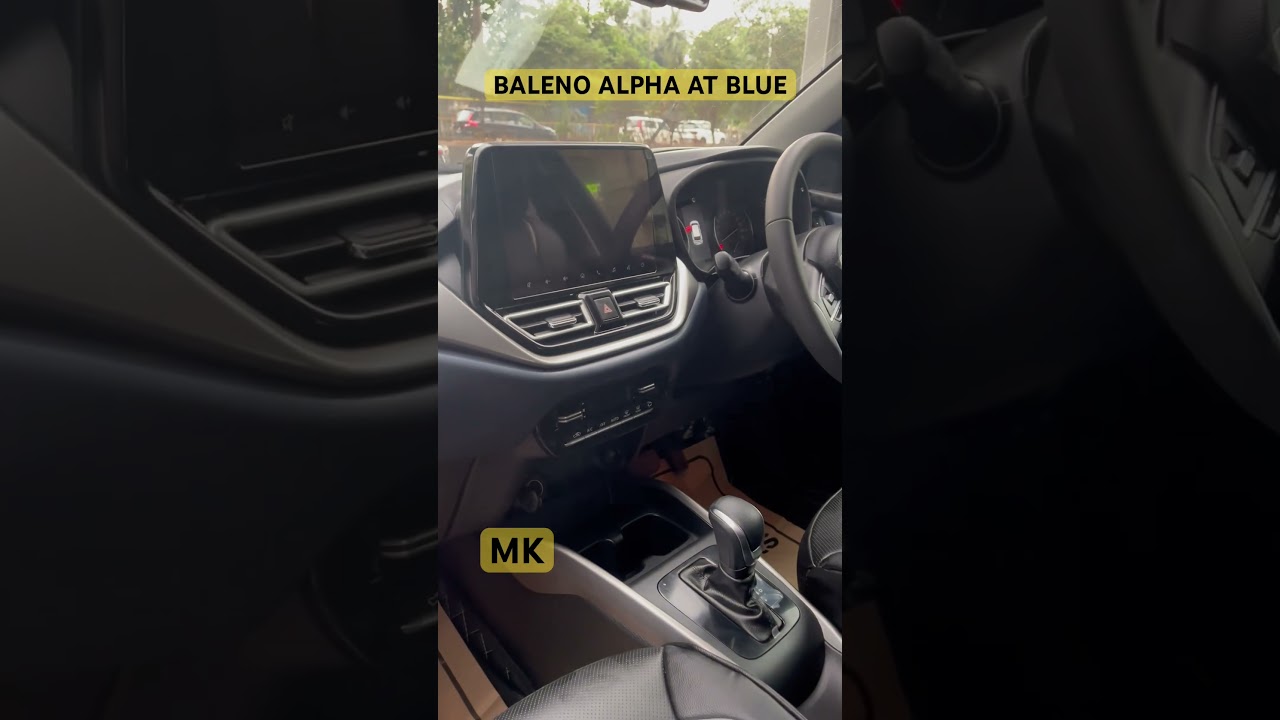 BALENO ALPHA AUTOMATIC BLUE COLOUR. 