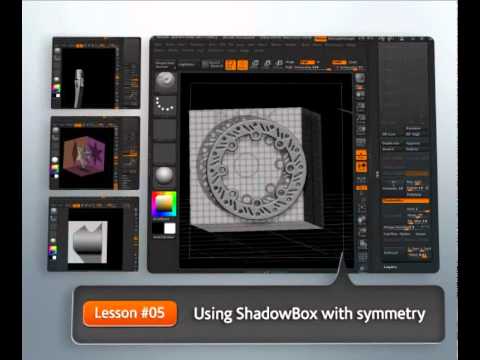 shadow box in zbrush 4r4