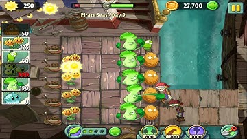 Plants vs Zombies 2: Pirate Seas Day 9 Walkthrough