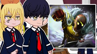 Mashle React to Saitama vs Garou || One Punch-Man || Part 2 || Gacha React