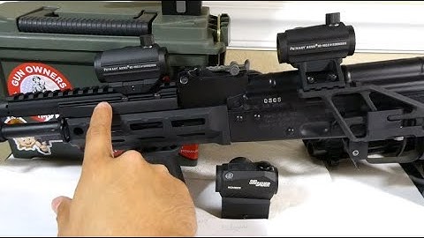 Ultimak vs RS Regulate Red Dot Cowitness with Iron Sights on Arsenal SLR-107R AK and SAM7SF AK47