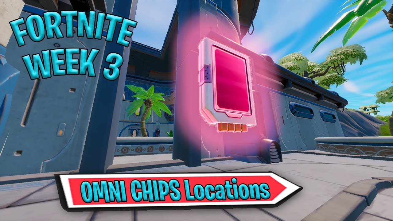 Locations of the Omni-Chips (Camp Cuddle, The Sanctuary, Synapse Station) Week 3