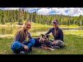 Backpacking Colorado San Juan National Forest: Hiking in Hail