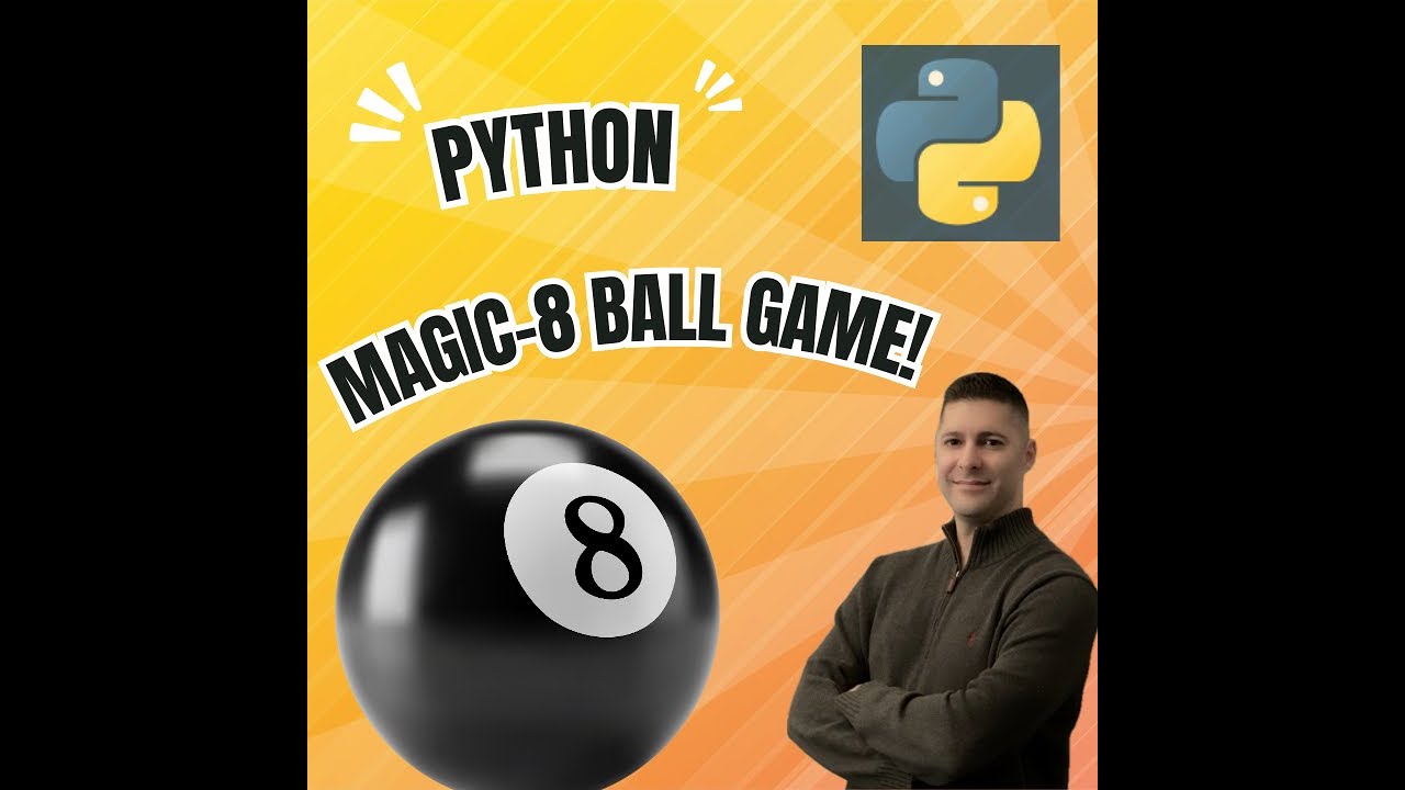 Python game programming for beginners: Magic-8 Ball - YouTube