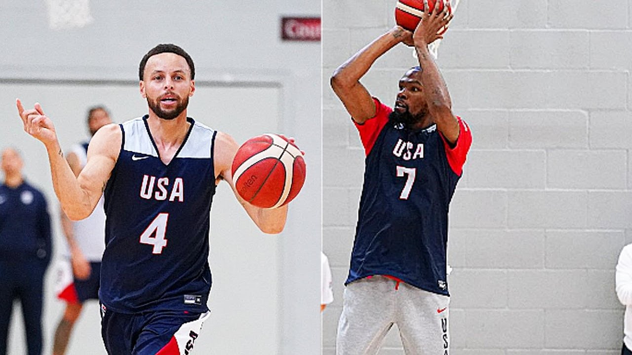 Team USA Basketball London Practice In Training Camp With LeBron James & Stephen Curry! 2024 USA