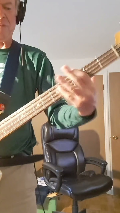 Catchy Bass Guitar Octave Hook in Key of B #bass #music #bassplayer #stratocaster #guitar