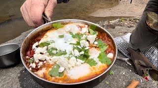 Cooking Shakshuka on a twig stove by Forest Adventures with Scott 92 views 2 months ago 9 minutes, 34 seconds