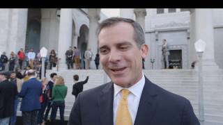 Eric Garcetti Interview  La La Land by ST Media 274 views 7 years ago 1 minute, 11 seconds