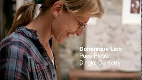 Dominique Lieb, Letterpress Printer. Dingle, Irela...