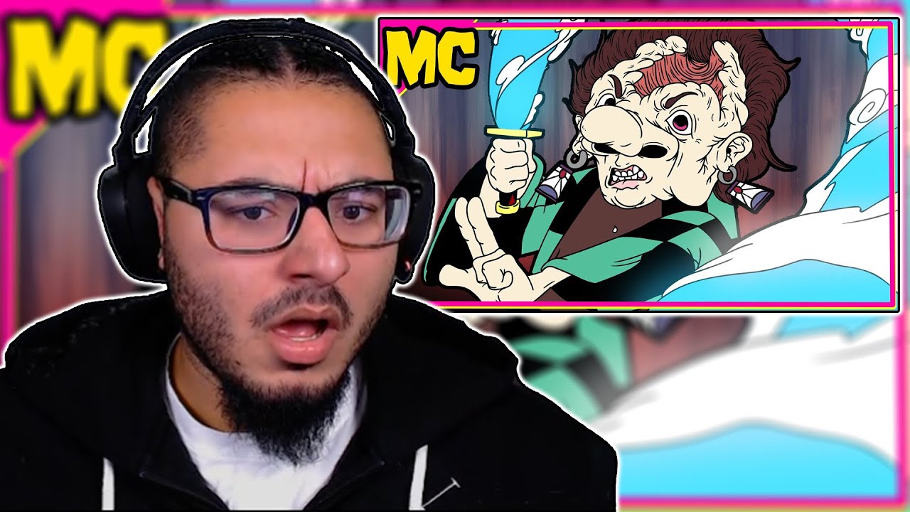 MeatCanyon I SMELL A DEMON (Demon Slayer Cartoon) REACTION YouTube